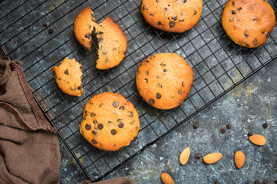 4 Ingredient Chocolate Almond Butter Cookies