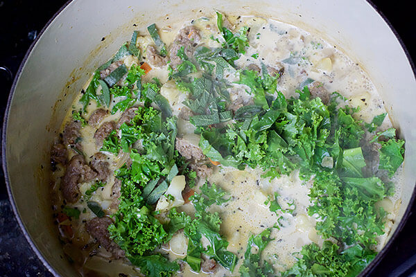 Sausage and Kale Soup