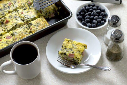 Ham, Ricotta and Spinach Casserole