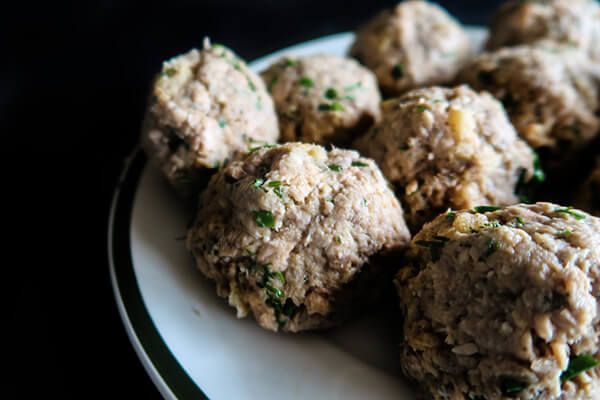 Salmon Patties with Fresh Herbs