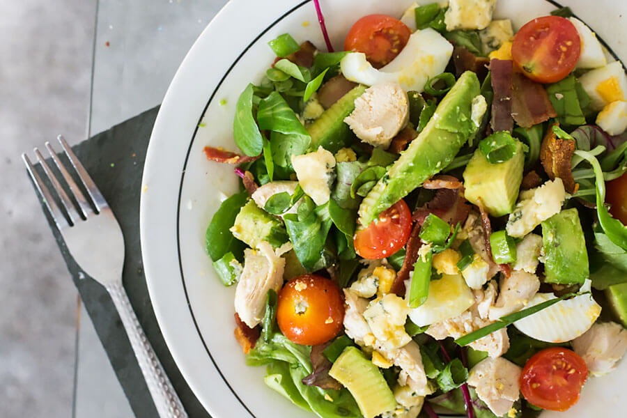 Keto Cobb Salad with Vinaigrette