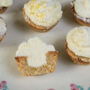 Keto Lemon Mini Muffins featured