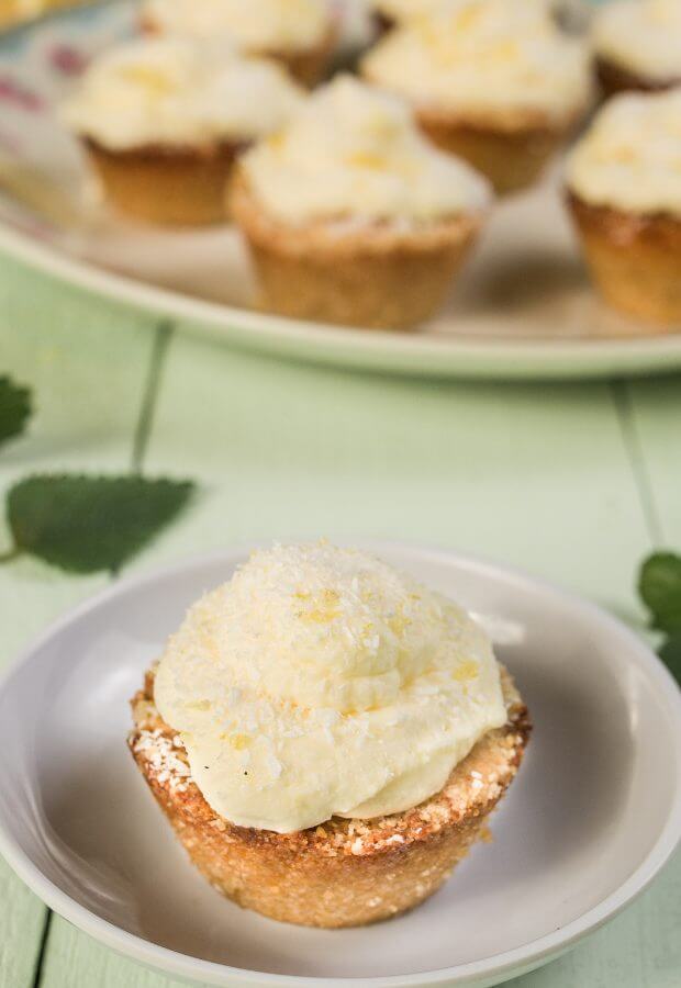 Keto Lemon Mini Muffins Long