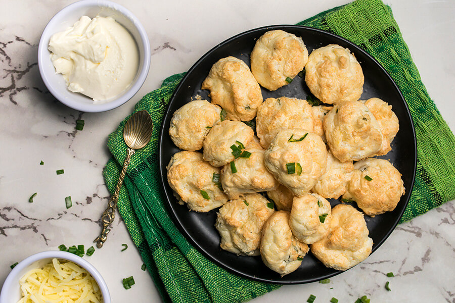 Keto Puffed Cheese Snacks