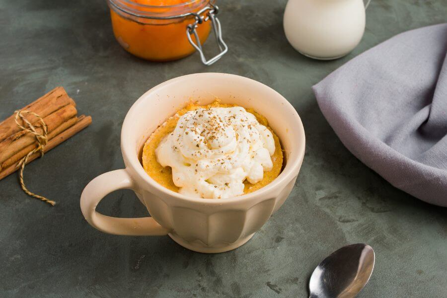 Keto Pumpkin Mug Cake