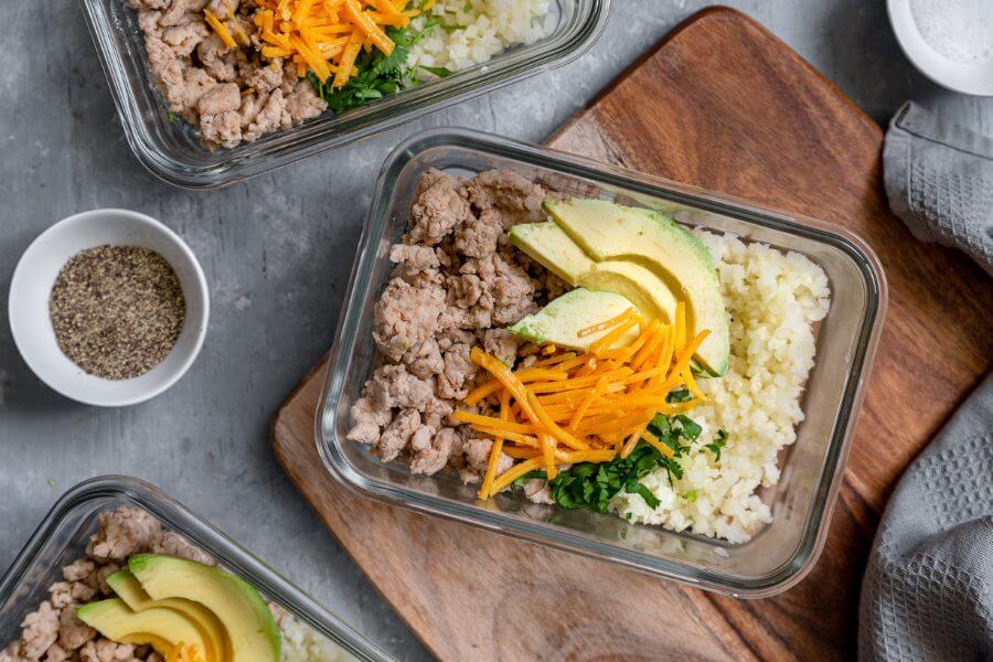 Keto Turkey Taco Bowls