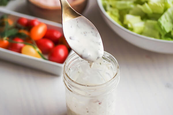 Avocado BLT Salad with Sweet Onion Bacon Ranch Dressing