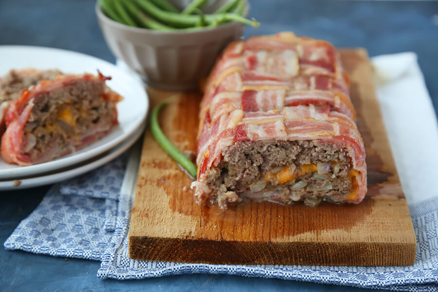 Low Carb Bacon Meatloaf