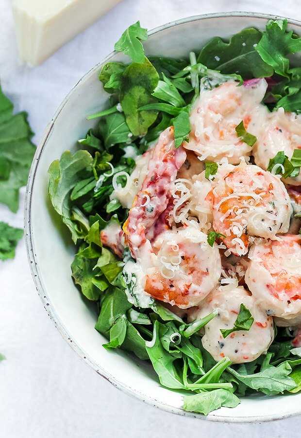 One Pot Shrimp Alfredo