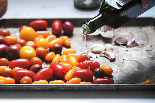 Oven Roasted Caprese Salad