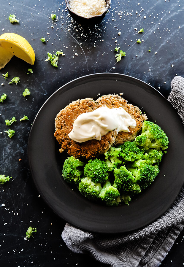 Salmon Patties with Fresh Herbs