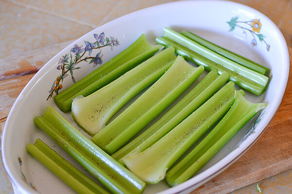 Roasted Celery and Macadamia Cheese