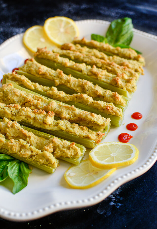 Roasted Celery and Macadamia Cheese