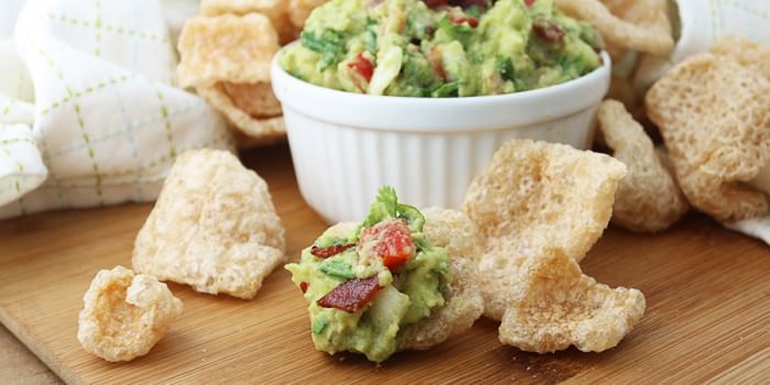 Bacon and Roasted Garlic Guacamole