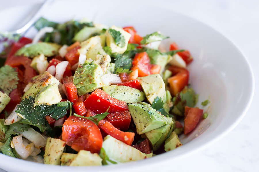 Spicy Avocado Salad