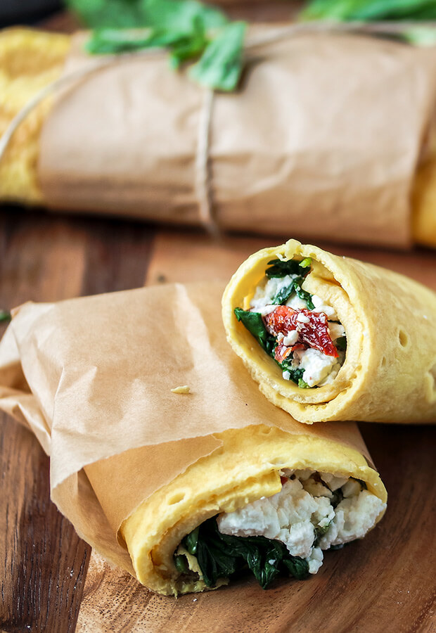 Spinach, Herb & Feta Wrap