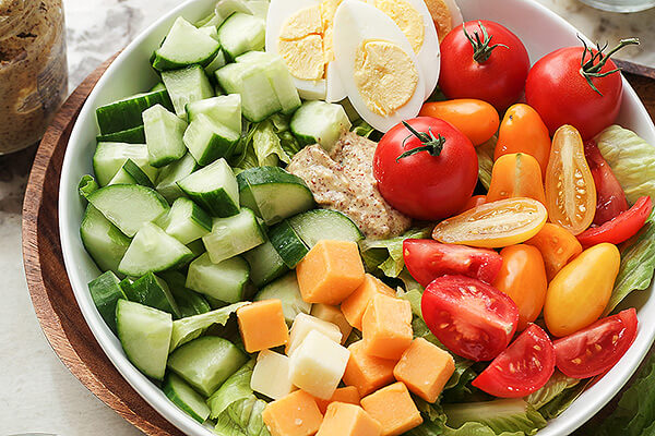 Vegetarian Keto Cobb Salad