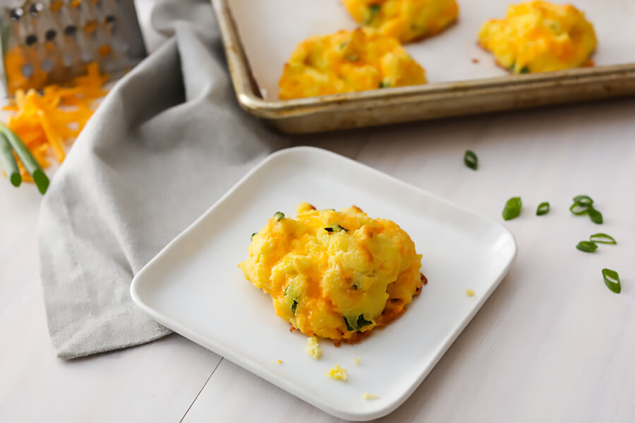 Cheddar and Green Onion Keto Biscuits