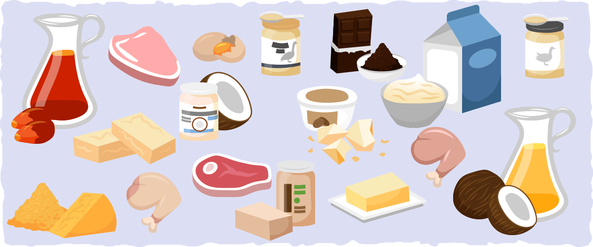 Long-Chain Saturated Fatty Acid Sources